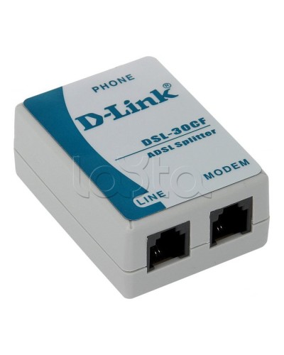 Сплиттер ADSL D-Link DSL-30CF/RS в Брянске Маршрутизаторы, Роутеры и Точки Доступа Pintop.ru