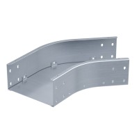 Угол горизонтальный 45 градусов 80х300, 2,0 мм DKC SCH830K