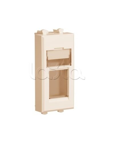 Адаптер для Keystone Ванильная дымка Avanti, 1 мод DKC 4405201 в Брянске Аксессуары для стоек и шкафов Pintop.ru