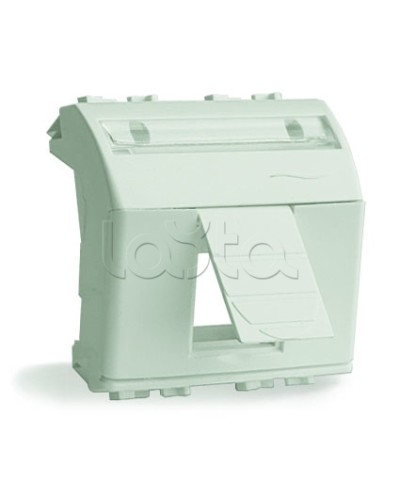 Адаптер для информационных разъемов Keystone, белый, 2 мод DKC 76613B в Брянске Аксессуары для кабель-канала Pintop.ru