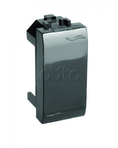 Заглушка чёрная на 1 мод DKC 77616N в Брянске Аксессуары для кабель-канала Pintop.ru