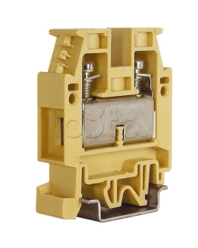 зажим бежевый 16 кв.мм DKC ZCB510 в Брянске Аксессуары для стоек и шкафов Pintop.ru