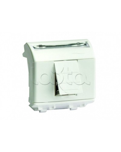 Ком.роз. RJ45 кат.6A, 8P8C, Brava, белая, 2мод DKC 76679B в Брянске Аксессуары для стоек и шкафов Pintop.ru