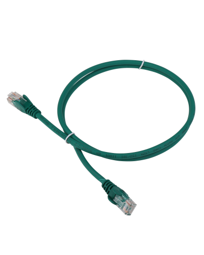 Патч-корд LANMASTER LSZH UTP кат.5e, 0.3 м, зеленый LANMASTER LAN-PC45/U5E-0.3-GN в Брянске Патчкорды (медные) Pintop.ru