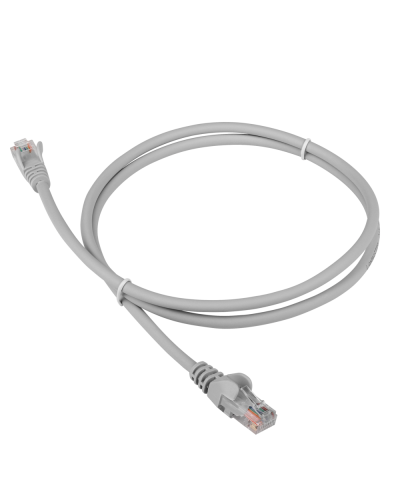 Патч-корд LANMASTER LSZH UTP кат.5e, 0.3 м, серый LANMASTER LAN-PC45/U5E-0.3-GY в Брянске Патчкорды (медные) Pintop.ru