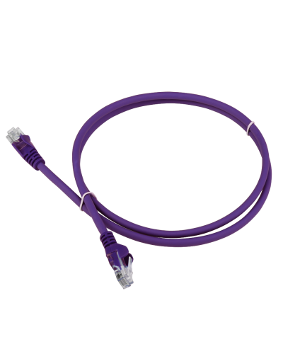 Патч-корд LANMASTER LSZH UTP кат.5e, 0.3 м, фиолетовый LANMASTER LAN-PC45/U5E-0.3-VI в Брянске Патчкорды (медные) Pintop.ru