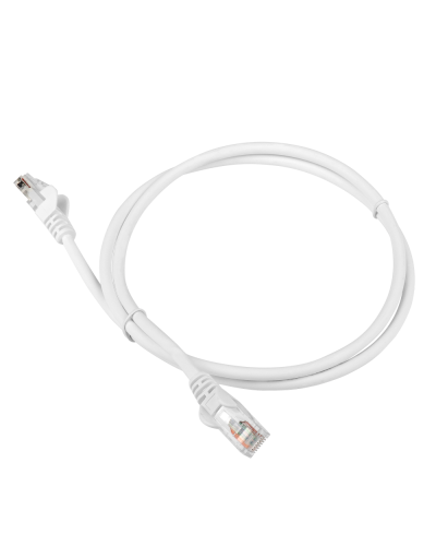 Патч-корд LANMASTER LSZH UTP кат.5e, 0.3 м, белый LANMASTER LAN-PC45/U5E-0.3-WH в Брянске Патчкорды (медные) Pintop.ru