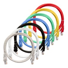 Шнур коммутационный 2хRJ45/8P8C U/UTP кат.5е (NMC-PC4UD55B-015-RD) NIKOMAX (1.5 м)