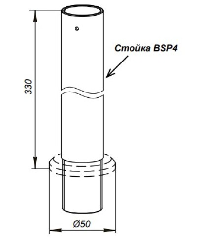 Стойка PERCo-BSP4 в Брянске Дополнительное оборудование для СКУД Pintop.ru
