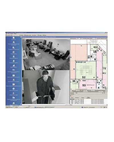 ПО Модуль Центральный пост PERCo-SM13 в Брянске Сетевая СКУД Perco Pintop.ru