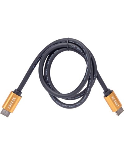 Кабель HDMI - HDMI 2.0, 1м, Gold REXANT 17-6102 в Брянске Системы видеонаблюдения Pintop.ru