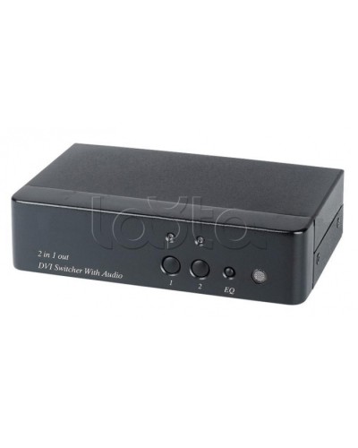 Коммутатор DVI и аудио сигналов SC&T DS02A в Брянске Видеоусилители, Модуляторы, Делители Pintop.ru