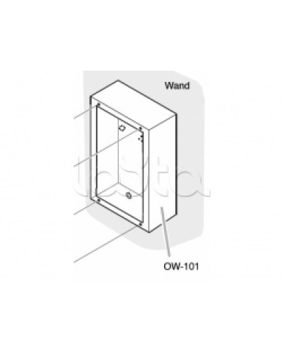 Коробка накладная TOA OW-101 в Брянске Аксессуары для СОУЭ Pintop.ru