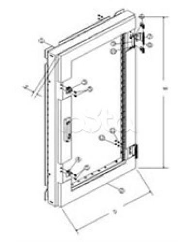 Дверь передняя плексигласовая TOA PGD-22 в Брянске Системы оповещения и трансляции TOA Pintop.ru