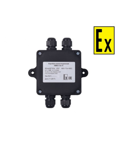 Коробка Эрвист КВМК Exi - П 101004 в Брянске Комутационные взрывозащищенные коробки Pintop.ru